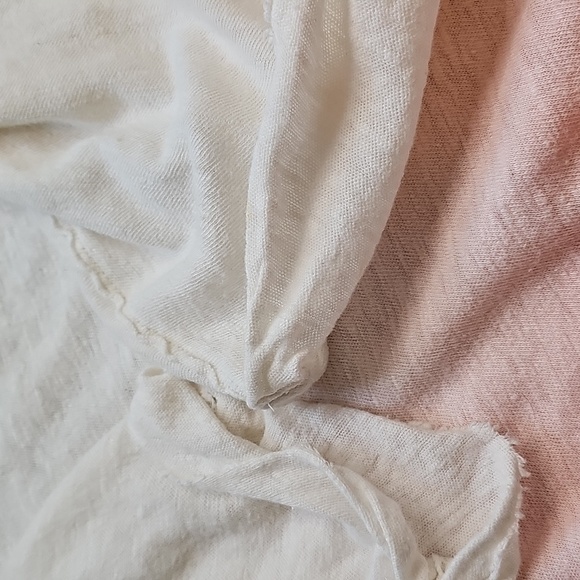 We The Free White and Pink Long Sleeve Tee - Picture 3 of 6